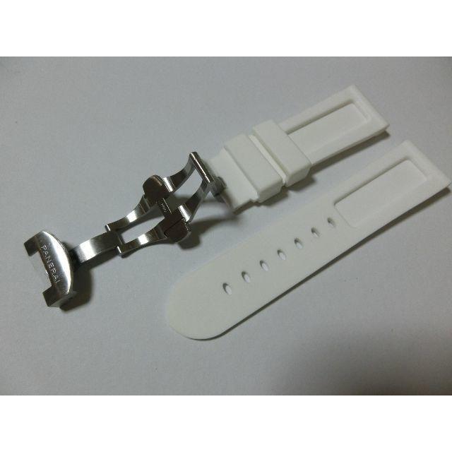 送料込み★パネライラバーベルトDバックルセット24mm