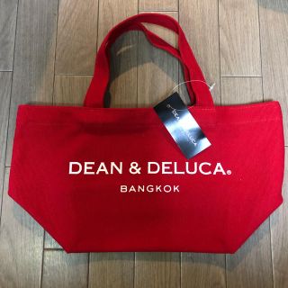 ディーンアンドデルーカ(DEAN & DELUCA)のDEAN&DELUCA 赤トートバッグ〈バンコク限定〉(トートバッグ)