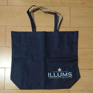 【ネイビー】ILLUMS イルムス 大容量 トートバッグ エコバッグ (トートバッグ)