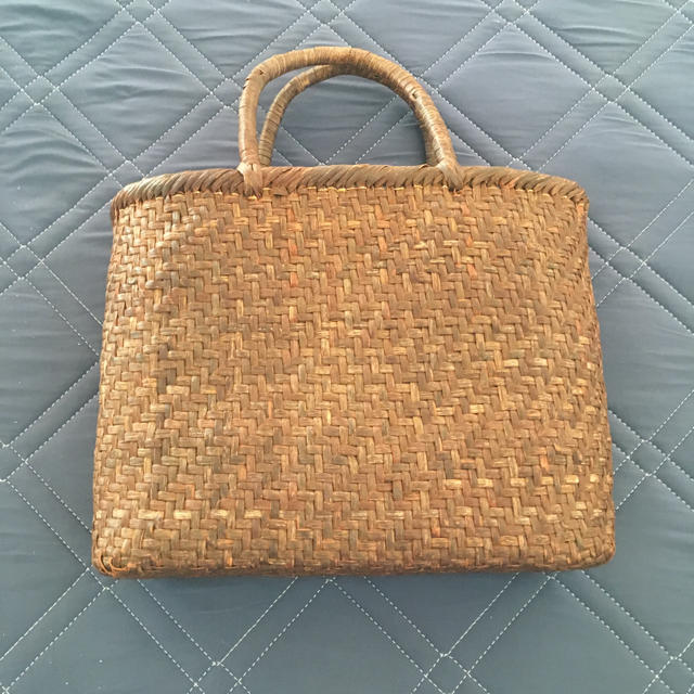 魅力の 山葡萄 籠バッグ 美品 かごバッグ+ストローバッグ 魅力の 山葡萄 籠バッグ 美品 かごバッグ+ストローバッグ