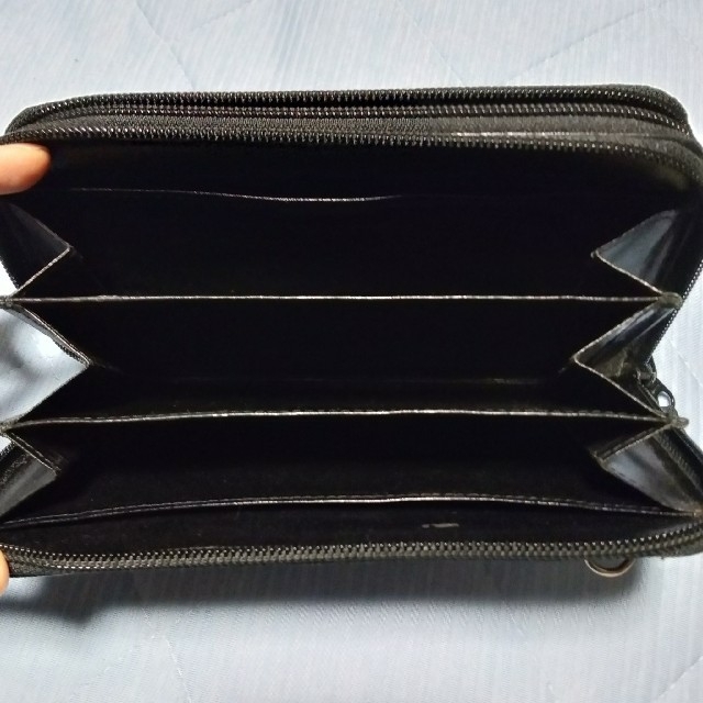 お財布ポシェット Wファスナー レディースのファッション小物(財布)の商品写真