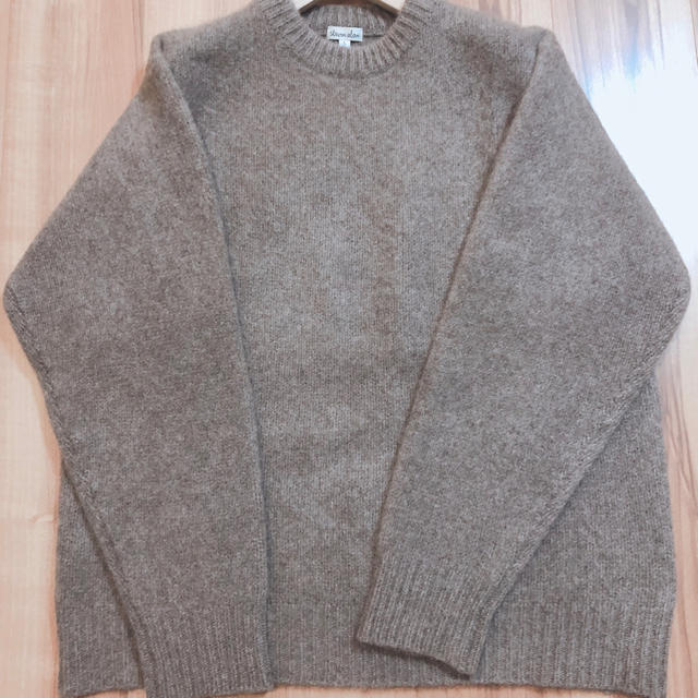 81【Steven Alan】Y/SHAGGY CREW KNIT/ニット モカ