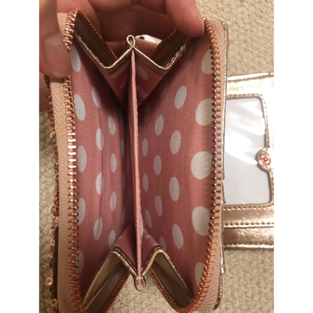 Disney(ディズニー)のラウンジフライ・ミニーイヤー財布 ピンクゴールド レディースのファッション小物(財布)の商品写真
