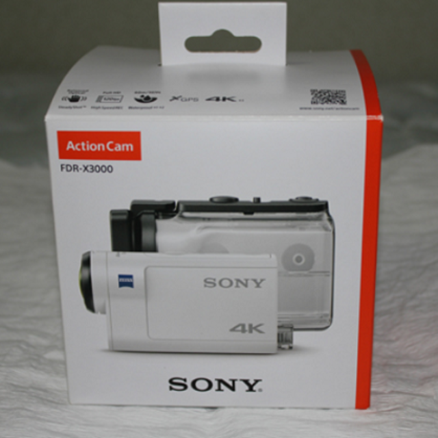 ソニーデジタル4Kビデオカメラ アクションカム FDR-X3000（新品同様）-