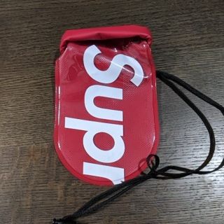 シュプリーム(Supreme)のsupreme　seal line　LARGE　RED(コインケース/小銭入れ)