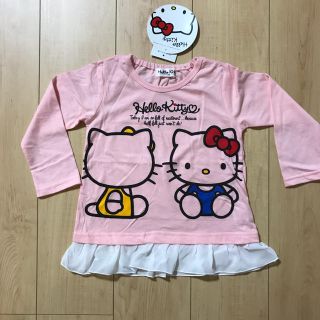 ハローキティ(ハローキティ)の【新品・未着用 】キティ 長袖カットソー ロンT size100(Tシャツ/カットソー)