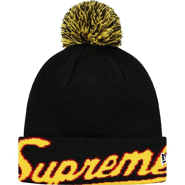 19AW Supreme New Era Script Cuff Beanieニット帽/ビーニー