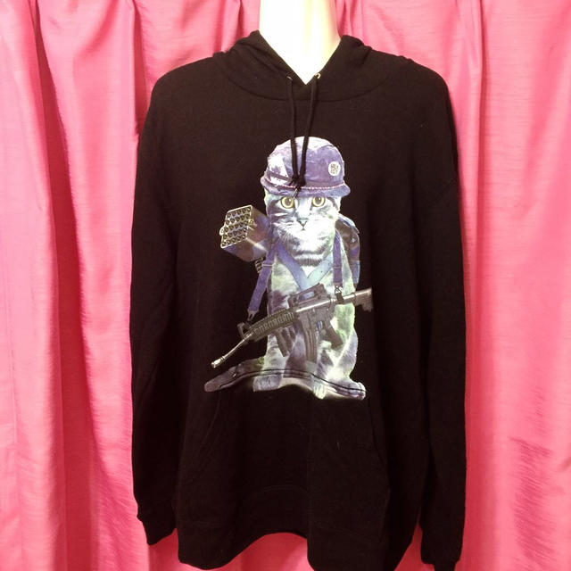 MILKBOY アーミーキャットパーカー-