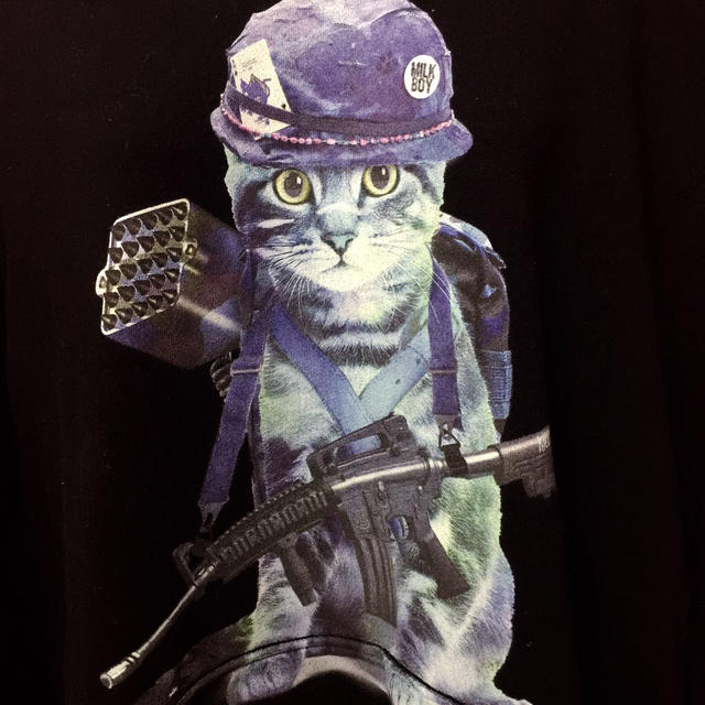 MILKBOY アーミーキャットパーカー-
