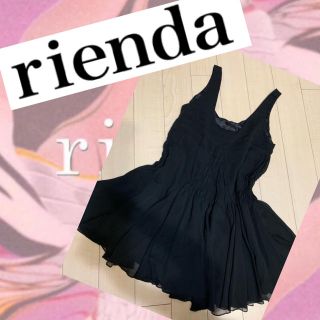 リエンダ(rienda)のrienda Aラインミニワンピース(ミニワンピース)