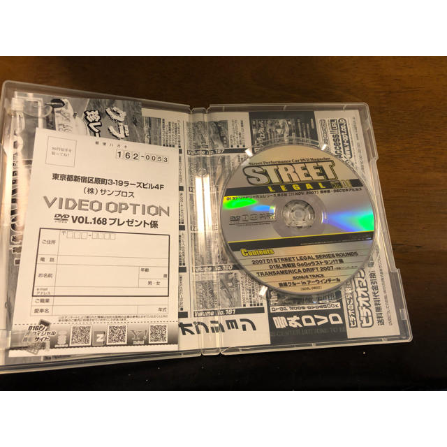 option dvd ビデオオプション DVDセット