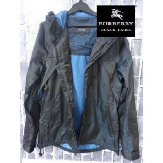 バーバリーブラックレーベル(BURBERRY BLACK LABEL)の希少★バーバリーブラックレーベル★ホースロゴ入りウインドブレーカーＭ(ナイロンジャケット)