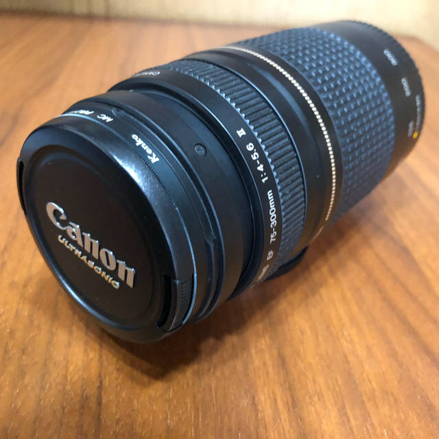 Canon(キヤノン)のゆしさん 専用 Canon  EF 75-300mm F4-5.6 II スマホ/家電/カメラのカメラ(レンズ(ズーム))の商品写真