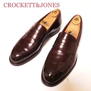 クロケットアンドジョーンズ(Crockett&Jones)の79. CROCKETT&JONES ボストン2 ペニーローファー 8 1/2(ドレス/ビジネス)