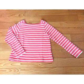 プチバトー(PETIT BATEAU)のプチバトー 長袖ボーダーカットソー Tシャツ8ans 120(Tシャツ/カットソー)