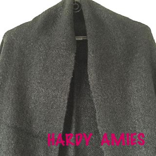 ハーディエイミス(HARDY AMIES)のHARDY AMIES  ロングショール  黒(マフラー/ショール)