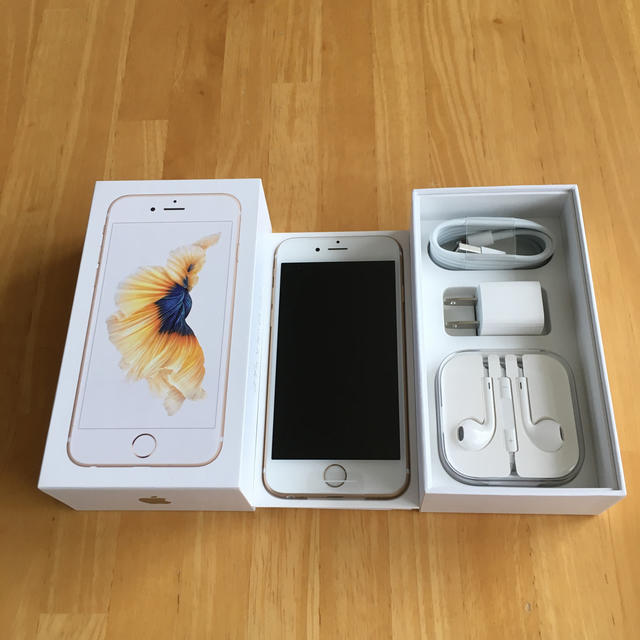 iPhone6s 32gb gold simフリー 新品 送料込みスマートフォン/携帯電話