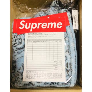 シュプリーム(Supreme)のSupreme Bandana Fleece Sサイズ ライトブルー(ブルゾン)