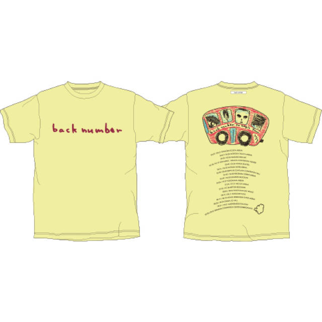 Back Number Backnumber 依与吏手描きイラスト ライブｔシャツ の通販 By 即購入大歓迎 アルページュ系可愛いお洋服と雑貨達 バックナンバーならラクマ