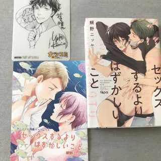 セックスするよりはずかしいこと アニメイト特典リーフレット付き(ボーイズラブ(BL))