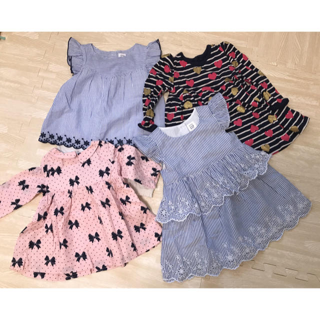 babyGAP(ベビーギャップ)のベビー服  女の子 まとめ売り 16点 キッズ/ベビー/マタニティのベビー服(~85cm)(ロンパース)の商品写真