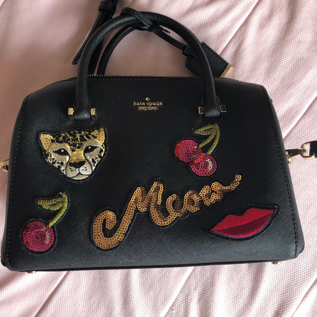 kate spade ワッペン バッグ