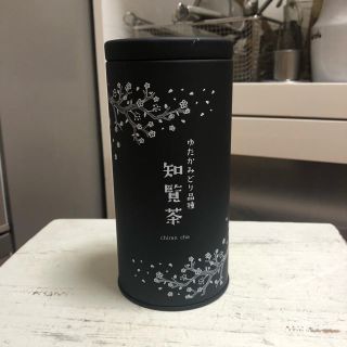 お茶缶（黒）(容器)