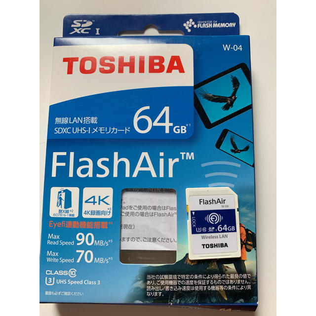 TOSHIBA FlashAir 64G 東芝