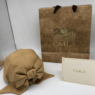 カシラ(CA4LA)の【専用】CA4LA FOLLOW WASH＆UV.  ベージュ ネイビーセット(キャップ)