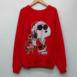 スヌーピー(SNOOPY)のVINTAGE スヌーピー ウッドストック ARTEX USA製 スウェット M(スウェット)