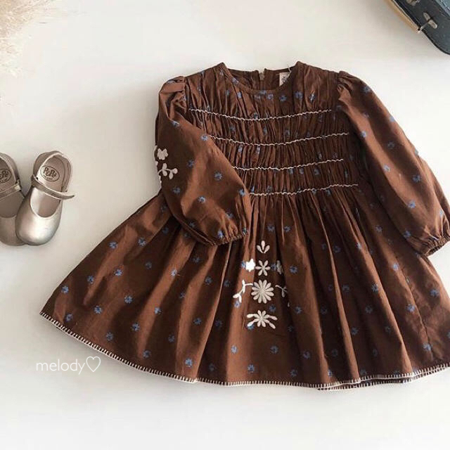 きません Caramel baby&child - apolina kids KARI DRESS BLUEGRASSPRINTの しておりま