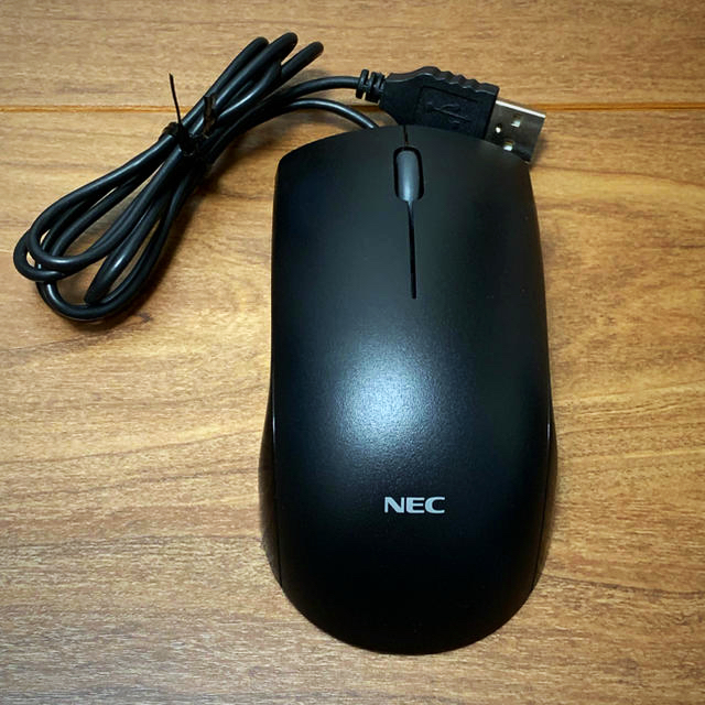 NEC(エヌイーシー)のNEC USB接続 光学3ボタンマウス M-U0025-O スマホ/家電/カメラのPC/タブレット(PC周辺機器)の商品写真