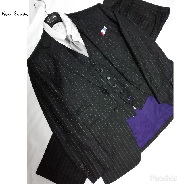 Lサイズ】ポールスミス スリーピース スーツ Paul Smith Lサイズ】ポールスミス スリーピース スーツ Paul Smith