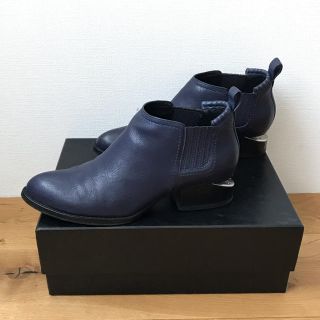 アレキサンダーワン(Alexander Wang)のアレキサンダーワン ショートブーツ 38 ネイビー(ブーツ)