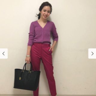 デミルクスビームス(Demi-Luxe BEAMS)のビームス シップス RBS ワンピース 結婚式 羽織り リブカーディガン イエナ(カーディガン)