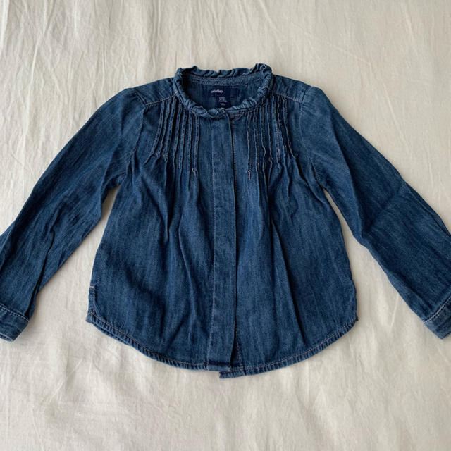 babyGAP(ベビーギャップ)のデニムブラウス★80〜90サイズ キッズ/ベビー/マタニティのベビー服(~85cm)(ワンピース)の商品写真