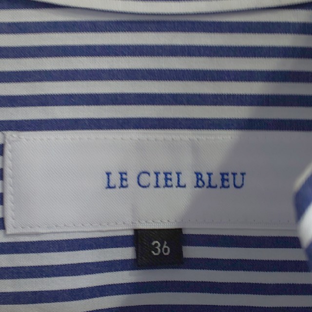 LE CIEL BLEU(ルシェルブルー)のLE CIEL BLEU レース付きシャツ レディースのトップス(シャツ/ブラウス(長袖/七分))の商品写真