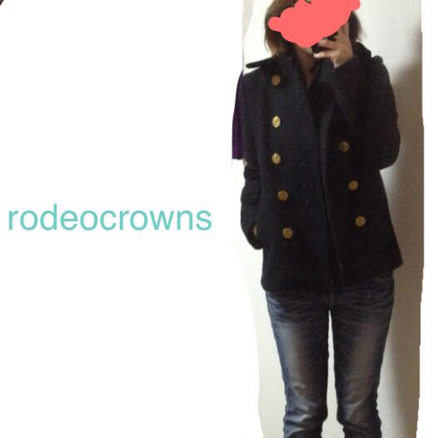 RODEO CROWNS(ロデオクラウンズ)のrodeocrowns Pコート レディースのジャケット/アウター(ピーコート)の商品写真
