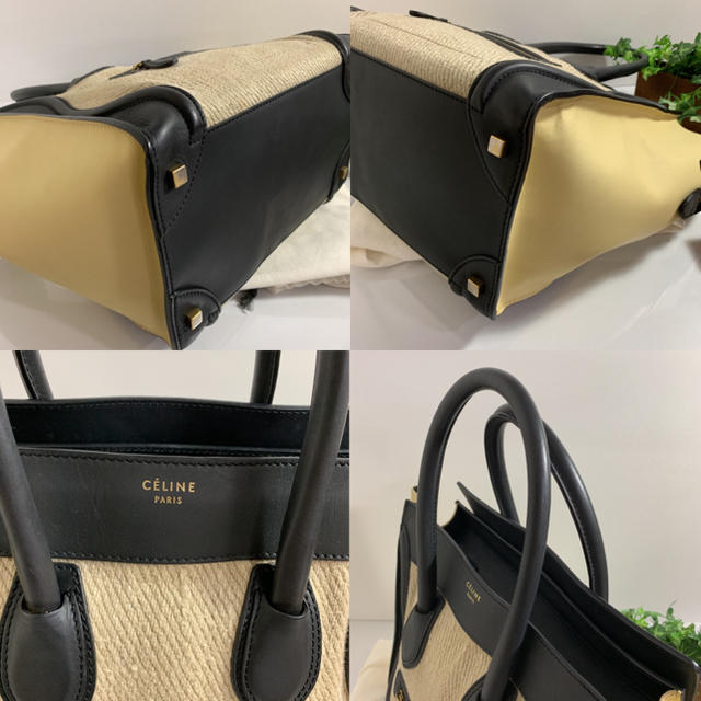 美品❤️CELINE セリーヌ ラゲージ  ミニショッパー コンビセリーヌ