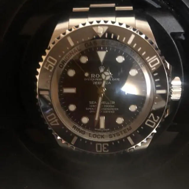 ROLEX(ロレックス)のロレックス Rolex ディープシー 黒 シードゥーエラー デイトあり メンズの時計(腕時計(アナログ))の商品写真