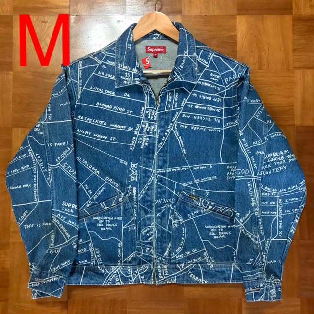 19ss supreme Gonz Map Work Jacket M シュプ-