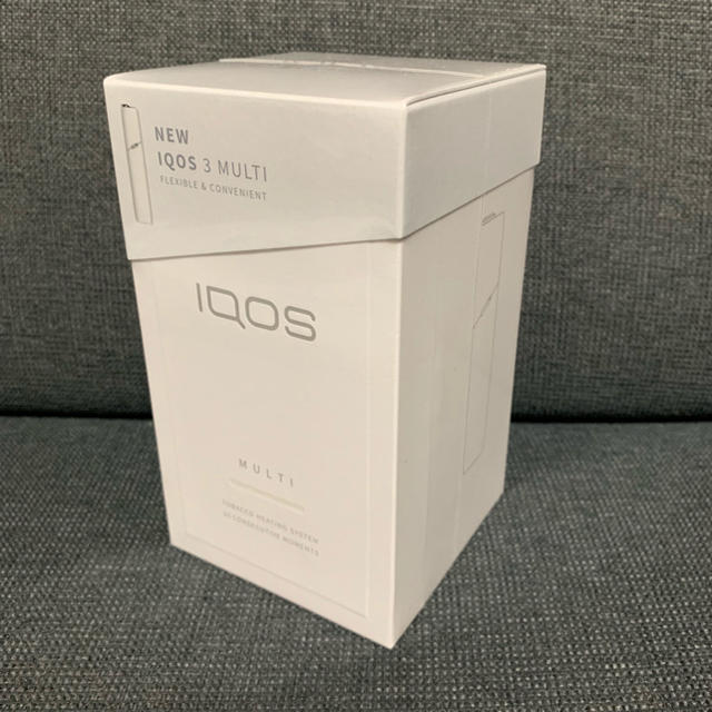 IQOS(アイコス)の【新品未開封】IQOS 3 MULTI キット ウォームホワイト メンズのファッション小物(タバコグッズ)の商品写真
