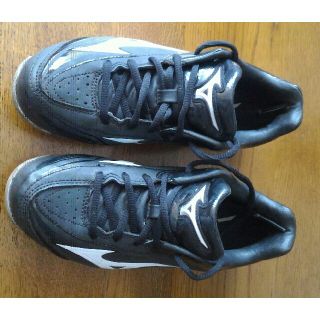 ミズノ(MIZUNO)のジュニア　ミズノ野球用スパイク(22.0)(シューズ)