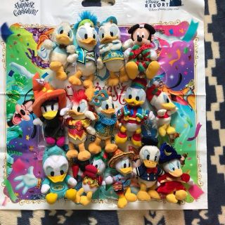 ディズニー(Disney)のドナルド ぬいぐるみバッチ(キャラクターグッズ)