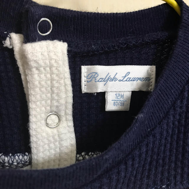 Ralph Lauren(ラルフローレン)のラルフローレン長袖ロンパース80cm キッズ/ベビー/マタニティのベビー服(~85cm)(ロンパース)の商品写真