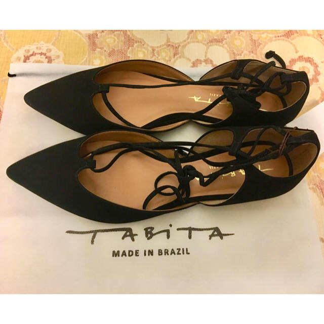 【新品・未使用】TABITA レースアップフラットシューズ/anatelier