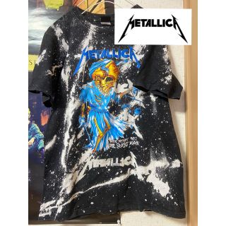 オフホワイト(OFF-WHITE)の超希少 METALLICA バンドTシャツ  METALLICAネックレスセット(Tシャツ/カットソー(半袖/袖なし))