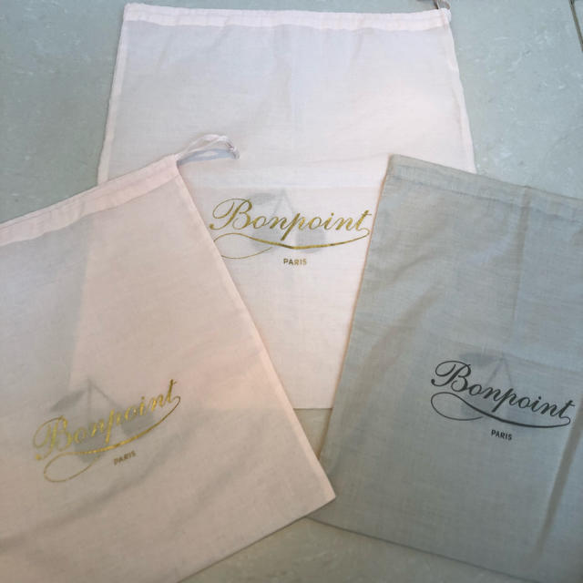 Bonpoint(ボンポワン)のボンポワン☆布袋☆3枚セット レディースのバッグ(ショップ袋)の商品写真