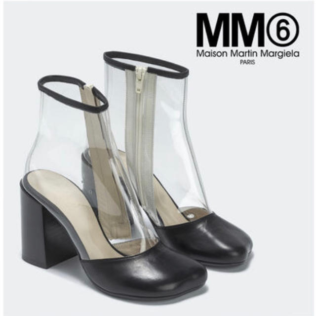 MM⑥ Maison Margiela クリアアンクルブーツ