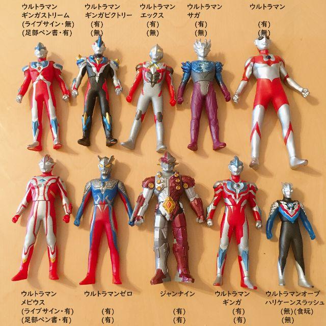【まとめ売り】ウルトラマン ソフビ 20+ギガファイナライザー+ギンガスパーク他